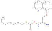 Ethanimidamide, N-[[(heptylthio)carbonyl]oxy]-2-(8-quinolinyloxy)-