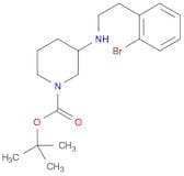 1-Piperidinecarboxylicacid, 3-[[2-(2-bromophenyl)ethyl]amino]-, 1,1-dimethylethyl ester