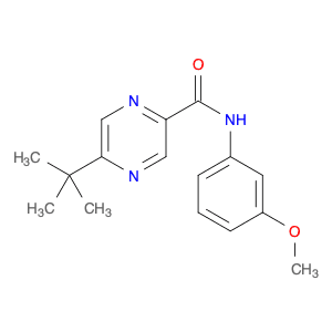Pyrazinecarboxamide, 5-(1,1-dimethylethyl)-N-(3-methoxyphenyl)-