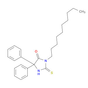 3-Decyl-5,5'-diphenyl-2-thioxo-4-imidazolidinone
