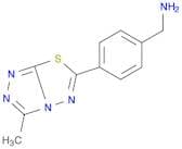(4-(3-Methyl-[1,2,4]triazolo[3,4-b][1,3,4]thiadiazol-6-yl)phenyl)methanamine