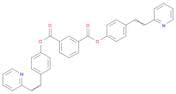 1,3-Benzenedicarboxylic acid, bis[4-[2-(2-pyridinyl)ethenyl]phenyl] ester