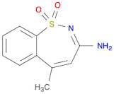1,2-Benzothiazepin-3-amine, 5-methyl-, 1,1-dioxide