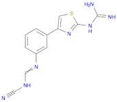 Guanidine, [4-[3-[[(cyanoamino)methylene]amino]phenyl]-2-thiazolyl]-