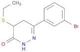 3(2H)-Pyridazinone, 6-(3-bromophenyl)-4-(ethylthio)-4,5-dihydro-