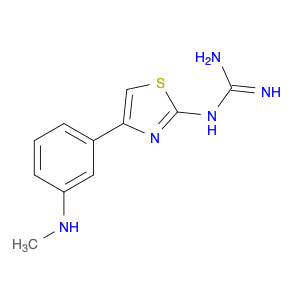 Guanidine, [4-[3-(methylamino)phenyl]-2-thiazolyl]-