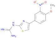 1-(4-(4-Methoxy-3-nitrophenyl)thiazol-2-yl)guanidine