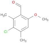 3-Chloro-6-methoxy-2,4-dimethylbenzaldehyde