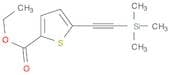 2-Thiophenecarboxylic acid, 5-[(trimethylsilyl)ethynyl]-, ethyl ester