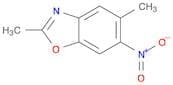Benzoxazole, 2,5-dimethyl-6-nitro-