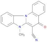 Benzimidazo[1,2-a]quinoline-6-carbonitrile, 5,7-dihydro-7-methyl-5-oxo-