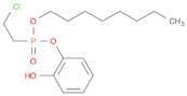 Phosphonic acid, (2-chloroethyl)-, 2-hydroxyphenyl octyl ester
