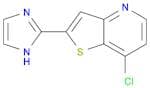 THIENO[3,2-B]PYRIDINE, 7-CHLORO-2-(1H-IMIDAZOL-2-YL)-