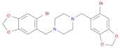 Piperazine, 1,4-bis[(6-bromo-1,3-benzodioxol-5-yl)methyl]-