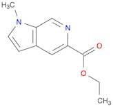 1H-Pyrrolo[2,3-c]pyridine-5-carboxylic acid, 1-methyl-, ethyl ester