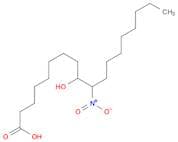 Octadecanoic acid, 9-hydroxy-10-nitro-