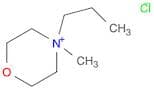 Morpholinium, 4-methyl-4-propyl-, chloride