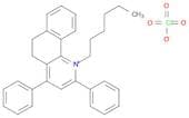 Benzo[h]quinolinium, 1-hexyl-5,6-dihydro-2,4-diphenyl-, perchlorate