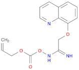 Ethanimidamide, N-[[(2-propenyloxy)carbonyl]oxy]-2-(8-quinolinyloxy)-