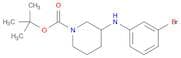 1-Piperidinecarboxylicacid, 3-[(3-bromophenyl)amino]-, 1,1-dimethylethyl ester