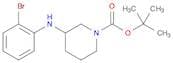 1-Piperidinecarboxylicacid, 3-[(2-bromophenyl)amino]-, 1,1-dimethylethyl ester