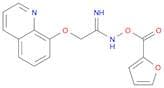 Ethanimidamide, N-[(2-furanylcarbonyl)oxy]-2-(8-quinolinyloxy)-