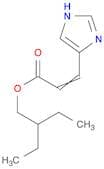2-Propenoic acid, 3-(1H-imidazol-4-yl)-, 2-ethylbutyl ester