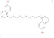 Quinolinium, 1,1'-(1,10-decanediyl)bis[6-hydroxy-, diiodide