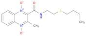 2-Quinoxalinecarboxamide, N-[2-(butylthio)ethyl]-3-methyl-, 1,4-dioxide