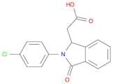1H-Isoindole-1-acetic acid, 2-(4-chlorophenyl)-2,3-dihydro-3-oxo-