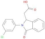 1H-Isoindole-1-acetic acid, 2-(3-chlorophenyl)-2,3-dihydro-3-oxo-