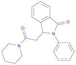 Piperidine, 1-[(2,3-dihydro-3-oxo-2-phenyl-1H-isoindol-1-yl)acetyl]-