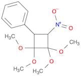 Benzene, (2,2,3,3-tetramethoxy-4-nitrocyclobutyl)-