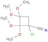 Cyclobutanecarbonitrile, 1-chloro-2,2,3,3-tetramethoxy-