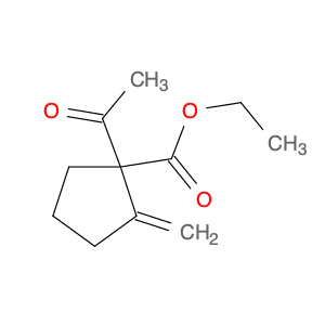 Cyclopentanecarboxylic acid, 1-acetyl-2-methylene-, ethyl ester