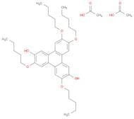 2,7-Triphenylenediol, 3,6,10,11-tetrakis(pentyloxy)-, diacetate