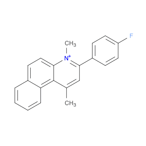 Benzo[f]quinolinium, 3-(4-fluorophenyl)-1,4-dimethyl-