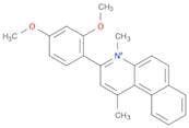 Benzo[f]quinolinium, 3-(2,4-dimethoxyphenyl)-1,4-dimethyl-