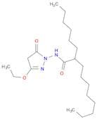 Decanamide, N-(3-ethoxy-4,5-dihydro-5-oxo-1H-pyrazol-1-yl)-2-hexyl-