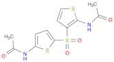 Acetamide, N-[3-[[5-(acetylamino)-2-thienyl]sulfonyl]-2-thienyl]-