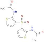 Acetamide, N,N'-(sulfonyldi-3,2-thiophenediyl)bis- (9CI)