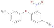 Benzonitrile, 4-(3-methylphenoxy)-3-nitro-