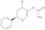4H-Pyran-4-one, 5-(acetyloxy)-2,3-dihydro-2-phenyl-, (R)-