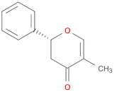 4H-Pyran-4-one, 2,3-dihydro-5-methyl-2-phenyl-, (R)-