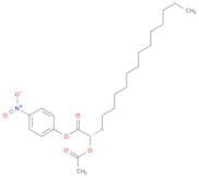 Hexadecanoic acid, 2-(acetyloxy)-, 4-nitrophenyl ester, (S)-
