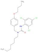 Urea, N-[(4-butoxyphenyl)methyl]-N-heptyl-N'-(2,4,6-trichlorophenyl)-