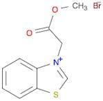 benzothiazolium, 3-(2-methoxy-2-oxoethyl)-, bromide