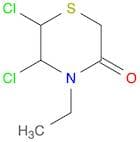 3-Thiomorpholinone, 5,6-dichloro-4-ethyl-