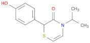2H-1,4-Thiazin-3(4H)-one, 2-(4-hydroxyphenyl)-4-(1-methylethyl)-