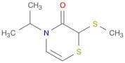 2H-1,4-Thiazin-3(4H)-one, 4-(1-methylethyl)-2-(methylthio)-